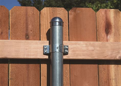 metal brackets for fence posts|side mount fence post brackets.